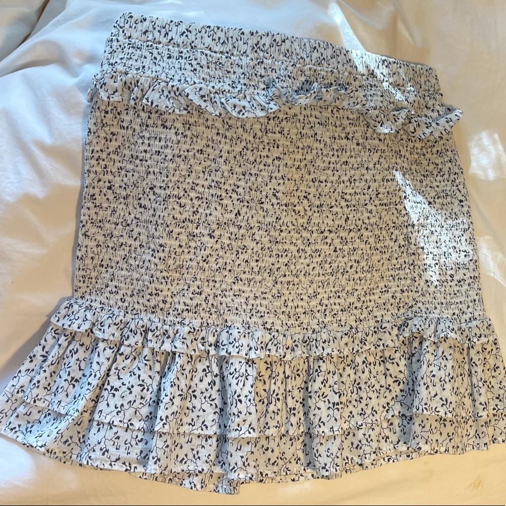 Sundays super cute smocked mini skirt